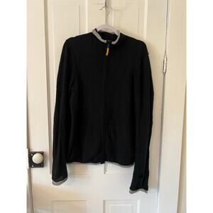 James Perse Yosemite mens zip up 100% cashmere black size 3 sweater light soft